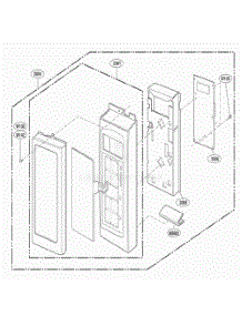 Controller Parts 2 parts for Lg Range JMV8196AAS from AppliancePartsPros.com