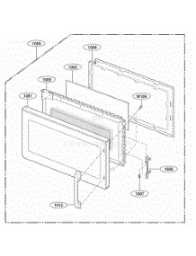 Door Parts parts for Lg Range JMV8196AAS from AppliancePartsPros.com