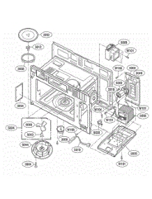 Interior Parts 1 parts for Lg Range JMV8196AAS from AppliancePartsPros.com