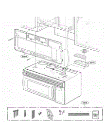 Installation Parts parts for Lg Range JMV8196AAW from AppliancePartsPros.com