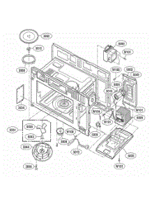 Interior Parts 1 parts for Lg Range JMV8196AAW from AppliancePartsPros.com