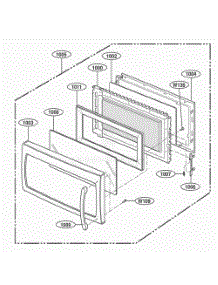 Door Parts parts for Lg Range JMV8196ACB from AppliancePartsPros.com