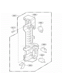 Latch Board Parts parts for Lg Range JMV8196ACB from AppliancePartsPros.com