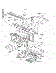 Oven Cavity Parts parts for Lg Range JMV8196ACQ from AppliancePartsPros.com