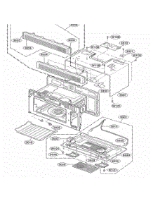Oven Cavity Parts parts for Lg Range JMV8196ACS from AppliancePartsPros.com