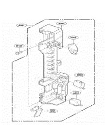 Latch Board Parts parts for Lg Range JMV8196ACW from AppliancePartsPros.com