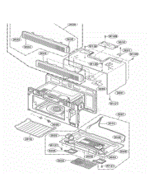 Oven Cavity Parts parts for Lg Range JMV8196ACW from AppliancePartsPros.com