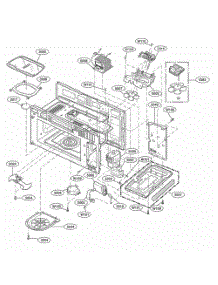 Interior Parts 1 parts for Lg Wall Oven JMV8208AAB from AppliancePartsPros.com