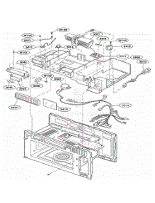 Interior Parts 3 parts for Lg Wall Oven JMV8208AAB from AppliancePartsPros.com
