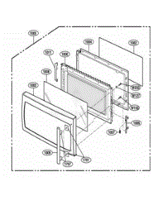 Door Parts parts for Lg Wall Oven JMV8208AAQ from AppliancePartsPros.com