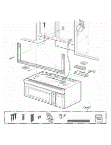 Installation Parts parts for Lg Range JMV8208AAS from AppliancePartsPros.com
