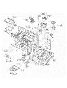 Interior Parts 1 parts for Lg Range JMV8208AAS from AppliancePartsPros.com