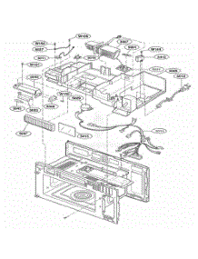Interior Parts 3 parts for Lg Range JMV8208AAS from AppliancePartsPros.com