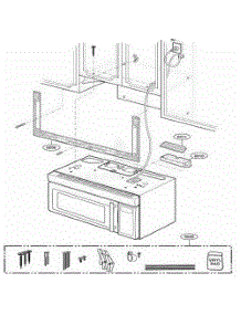 Installation Parts parts for Lg Wall Oven JMV8208AAW from AppliancePartsPros.com