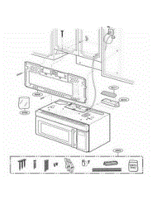 Installation Parts parts for Lg Range JMV8208ACB from AppliancePartsPros.com