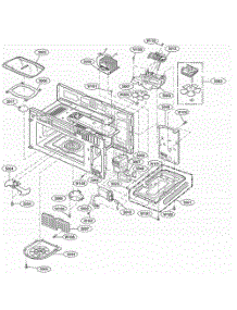 Interior Parts 1 parts for Lg Range JMV8208ACB from AppliancePartsPros.com