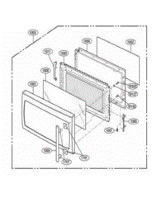 Door Parts parts for Lg Range JMV8208ACW from AppliancePartsPros.com