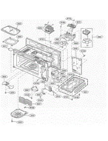 Interior Parts 1 parts for Lg Range JMV8208ACW from AppliancePartsPros.com