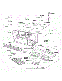 Oven Cavity Parts parts for Lg Range JMV9118AAB from AppliancePartsPros.com