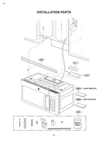 Section 6 parts for Lg Microwave JNM3163RJSS from AppliancePartsPros.com