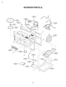 Section 4 parts for Lg Microwave JNM3184RPSS from AppliancePartsPros.com