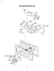Section 5 parts for Lg Microwave JNM3184RPSS from AppliancePartsPros.com