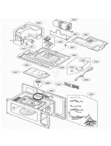 Interior Parts 2 parts for Lg Range JVM1490BH from AppliancePartsPros.com