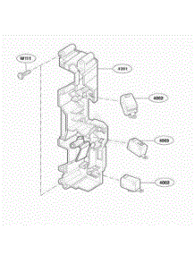 Latch Board Parts parts for Lg Range JVM1490BH from AppliancePartsPros.com