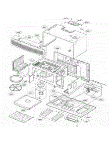 Oven Cavity Parts parts for Lg Range JVM1490BH from AppliancePartsPros.com