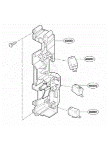 Latch Board Parts parts for Lg Range JVM1490CD from AppliancePartsPros.com