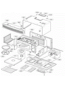 Oven Cavity Parts parts for Lg Range JVM1490CH from AppliancePartsPros.com