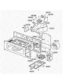 Interior Parts 1 parts for Lg Range JVM1490SD from AppliancePartsPros.com