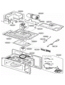 Interior Parts 2 parts for Lg Range JVM1490SD from AppliancePartsPros.com