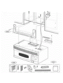 Installation Parts parts for Lg Range JVM1490SH from AppliancePartsPros.com
