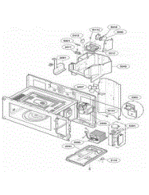 Interior Parts 1 parts for Lg Range JVM1490SH from AppliancePartsPros.com