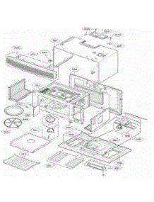Oven Cavity Parts parts for Lg Range JVM1490SH from AppliancePartsPros.com