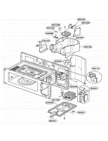 Interior Parts 1 parts for Lg Range JVM1490WD from AppliancePartsPros.com
