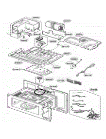 Interior Parts 2 parts for Lg Range JVM1490WD from AppliancePartsPros.com
