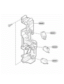 Latch Board Parts parts for Lg Range JVM1490WD from AppliancePartsPros.com