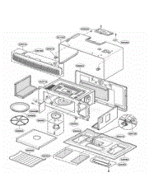 Oven Cavity Parts parts for Lg Range JVM1490WD from AppliancePartsPros.com