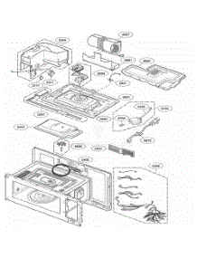 Interior Parts 2 parts for Lg Range JVM1490WH from AppliancePartsPros.com