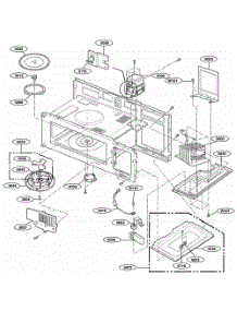 Interior Parts 1 parts for Lg Range JVM1540DMWW from AppliancePartsPros.com