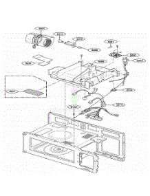 Interior Parts 2 parts for Lg Range JVM1540DMWW from AppliancePartsPros.com