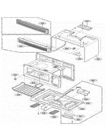 Oven Cavity Parts parts for Lg Range JVM1540DMWW from AppliancePartsPros.com
