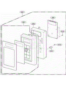 Controller Parts 2 parts for Lg Range JVM1640AH from AppliancePartsPros.com