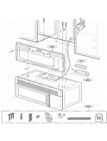 Installation Parts parts for Lg Range JVM1640AH from AppliancePartsPros.com