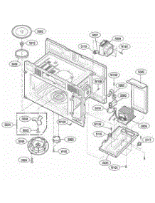 Interior Parts 1 parts for Lg Range JVM1640AH from AppliancePartsPros.com