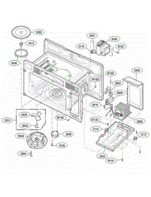 Interior Parts 1 parts for Lg Range JVM1640BJ from AppliancePartsPros.com