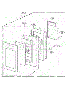 Controller Parts 2 parts for Lg Range JVM1640CJ from AppliancePartsPros.com