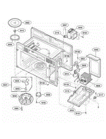 Interior Parts 1 parts for Lg Range JVM1640CJ from AppliancePartsPros.com